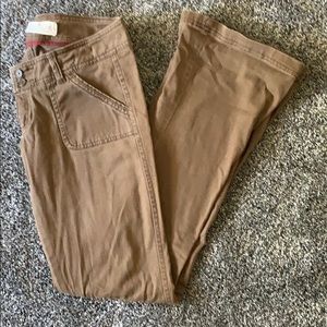 Hollister brown pants